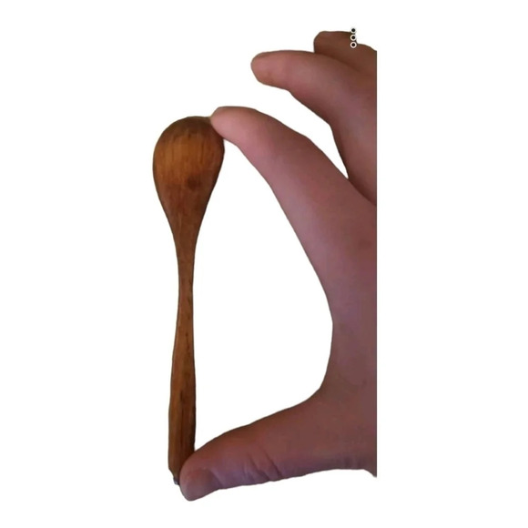 Set of 8 pcs wooden pattern mug coffee,cup,and spoon - Picture 7 of 13